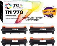 🖨️ tg imaging (4 pack) compatible toner cartridge tn-770 for brother hl-l2370dw mfc-l2750dw printers - super high yield & quality logo