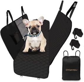 img 4 attached to 🐶 OYOAYiGU Super Dog Seat Cover Protector: Mesh Window & Non-Slip Backing, Waterproof"