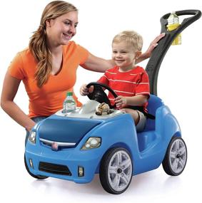 img 1 attached to 🚗 Step2 Whisper Ride Push Blue: The Ultimate Ride-On Toy for Toddlers!