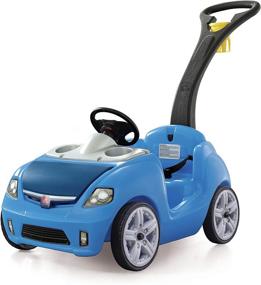img 4 attached to 🚗 Step2 Whisper Ride Push Blue: The Ultimate Ride-On Toy for Toddlers!