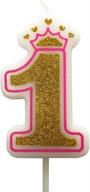 shop the best pink number 1 glitter candle at partymart logo