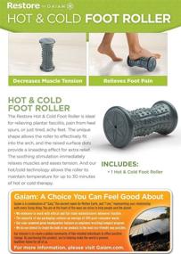 img 1 attached to 🦶 Gaiam Restore Foot Massage Rollers: Refresh, Relieve, and Rejuvenate Your Feet