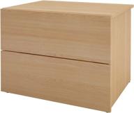 nexera 341105 2 drawer nightstand natural furniture логотип