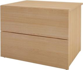 img 3 attached to Nexera 341105 2 Drawer Nightstand Natural Furniture