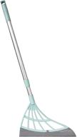 🧹 furson multifunction magic sweeper broom: the ultimate 2-in-1 pet hair remover and scrubber mop in green (medium size) logo