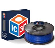 ic3d blue 1 75mm printer filament additive manufacturing products and 3d printing supplies logo