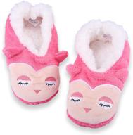 xl boys' non-slip 🦌 deer fuzzy slippers - girls' shoes logo