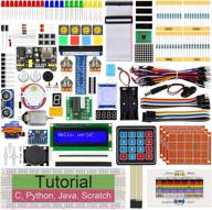 freenove ultimate starter kit for raspberry pi: 561-page tutorials, python c java scratch coding, 223 items, 72 projects, solderless breadboard логотип