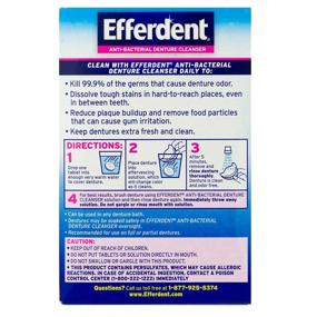 img 3 attached to Efferdent Denture Cleanser Tablets: Complete Clean for Effortless Oral Hygiene - 126 Tablets