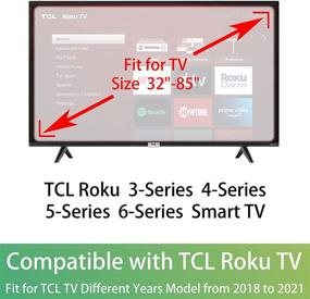 img 1 attached to 📺 Удобный комплект для замены пульта дистанционного управления TCL Roku TV с крышкой - совместимый и простой в использовании для всех моделей TCL (от 32" до 85") - включает розовый и зеленый светящиеся пульты - не требуется настройка.