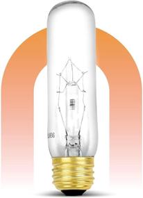 img 1 attached to Efficient Piano Light Bulb 40W 120V by Lumenivo - Clear Incandescent T10 Bulb for Displays - 4 Pack