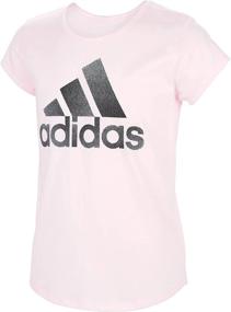 img 4 attached to Adidas Girls Short Sleeve Graphic Girls' Clothing