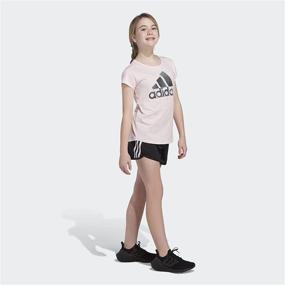 img 1 attached to Adidas Girls Short Sleeve Graphic Girls' Clothing