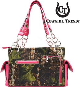 img 1 attached to Camouflage Western Concealed Handbag Shoulder Women's Handbags & Wallets