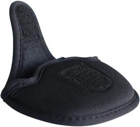 img 1 attached to 🏌️ Neoprene Club Head Cover - Standard Size Black Golf Putter Headcover for Mallet Putters, Perfect for Pacific Golf Clubs, Fits Most 2 Ball Putters