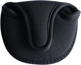 img 3 attached to 🏌️ Neoprene Club Head Cover - Standard Size Black Golf Putter Headcover for Mallet Putters, Perfect for Pacific Golf Clubs, Fits Most 2 Ball Putters