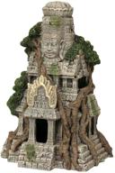 🏯 enhancing your aquarium aesthetics with blue ribbon ee-5657 cambodian temple ruins exotic environments aquarium ornament in beautiful brown logo