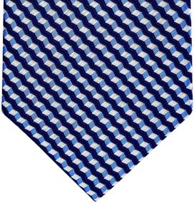 img 2 attached to 👔 Retreez Wavy Zig Zag Stripe Pattern Woven Boy's Tie - Size 8-10 years