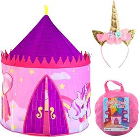 img 4 attached to Unicorn Princess Headband Playhouse by JOYIN: Enhancing Imagination and Fun!