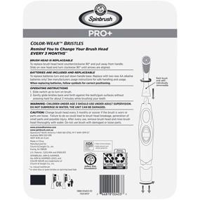 img 3 attached to 🦷 Enhance Your Dental Care with ARM & HAMMER Spinbrush PRO+ Deep Clean Powered Toothbrush Value Pack