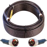 🔌 100 футовый высокопроизводительный коаксиальный кабель wilson electronics wilson-400 с низкой потерей, черного цвета (n-мужской на n-мужской). логотип