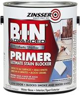 🎨 270976 zinsser white b-i-n advanced synthetic shellac primer - 1 gallon (pack of 1) logo