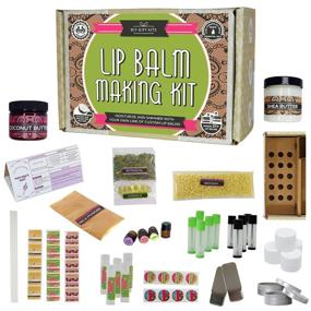 img 4 attached to 🌱 DIY Lip Balm Kit with Filling Tray - Make Homemade, Natural & Organic Balms | 73-Piece Set including Tubes, Beeswax Pouch, Essential Oils, Labels & More