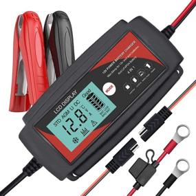 img 4 attached to 🔋 PowerTex 12V 6A LiFePO4 and Lead Acid Smart Battery Charger, Tester, Repair - For UPS, Motorcycle, Car Batteries - LCD Display, MCU Controller