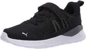 img 4 attached to PUMA Unisex Anzarun Sneaker Black Boys' Shoes and Sneakers
