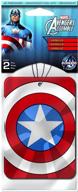 plasticolor 005503r01 captain america freshener logo