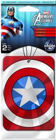 img 1 attached to Plasticolor 005503R01 Captain America Freshener