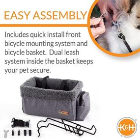 img 2 attached to Ultimate Universal Bike Pet Carrier: Explore with your Cat or Dog Safely!