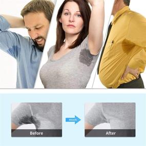 img 3 attached to 🌬️ Voerou Underarm Sweat Pads - Fight Hyperhidrosis & Stay Fresh All Day [60 Pack] - Men and Women Armpit Dress Shields for Sweat Control