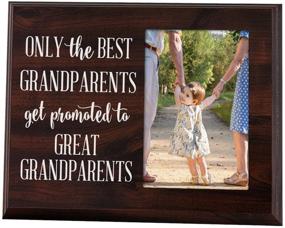 img 4 attached to 🏼 Grandparents' Joy: Elegant Signs Gift for Promoted Grandparents – Ultrasound Picture Frame for Great Grandpa