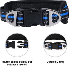 img 1 attached to Reflective Collar Breathable Padded Adjustable