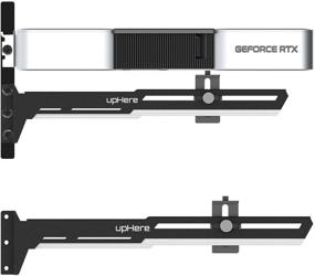 img 4 attached to 🔧 Улучшенная стабильность для графической карты: upHere Black & White GPU крепление поддержки - настраиваемая длина и высота держатель провала видеокарты / держатель (Модель G27654)