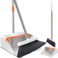 🧹 51-inch long handle broom and dustpan set for efficient home kitchen office lobby floor cleaning logo