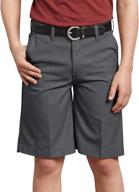 🩳 dickies girls r0123 stretch straight boys' shorts: sturdy and stylish clothing logo