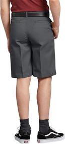 img 2 attached to 🩳 Dickies Girls R0123 Stretch Straight Boys' Shorts: Sturdy and Stylish Clothing