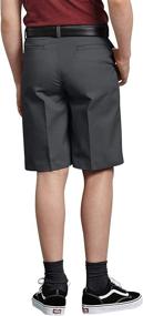 img 1 attached to 🩳 Dickies Girls R0123 Stretch Straight Boys' Shorts: Sturdy and Stylish Clothing