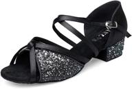 eaklvb women's ballroom dance shoes: enhance your latin salsa bachata practice and performance logo