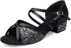 img 4 attached to EAKLVB Women's Ballroom Dance Shoes: Enhance Your Latin Salsa Bachata Practice and Performance