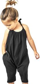 img 4 attached to 🌸 Spring/Summer Fashion: Trendy Toddler Girls Clothes, Clothing, Jumpsuits & Rompers