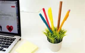 img 1 attached to 🖊️ Kikkerland Potted Pen Stand (SC24): The Perfect Desk Organizer for Pens!