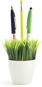 img 3 attached to 🖊️ Kikkerland Potted Pen Stand (SC24): The Perfect Desk Organizer for Pens!