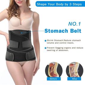 img 3 attached to 🤰 TiRain Postpartum Belly Support Belt - 3-in-1 Recovery Wrap for Belly, Waist, and Pelvis