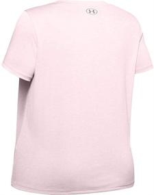 img 1 attached to 👚 Shop the Stylish Twist on Under Armour Women's Tech Short Sleeve V-neck!