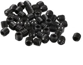 img 3 attached to Uxcell 50Pcs Socket Screws Headless Fasteners