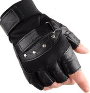 🧤 genuine leather kuyomens cycling finger gloves logo