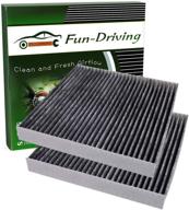 🚗 2 pack fd134 cabin air filter | replacement for 80292-sda-a01, 80292-sec-a01, 80292-t0g-a01 | boost your vehicle's air quality logo